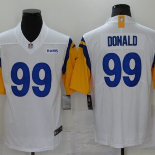 Nike Rams 99 Aaron Donald White Vapor Untouchable Limited Jersey