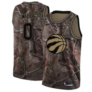 Nike Raptors #0 C.J. Miles Camo Women's NBA Swingman Realtree Collection Jersey