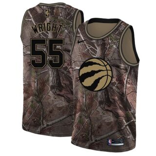 Nike Raptors #55 Delon Wright Camo NBA Swingman Realtree Collection Jersey