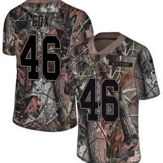 Nike Ravens #46 Morgan Cox Camo Men's Stitched NFL Limited Rush Realtree Jersey
