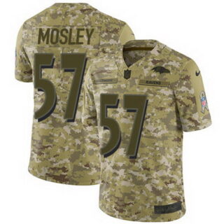 Nike Ravens #57 C.J. Mosley Camo Men's Stitched NFL Limited 2018 Salute To Service Jersey
