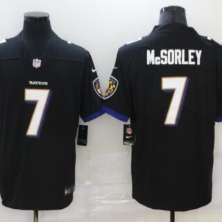 Nike Ravens 7 Trace McSorley Black Vapor Untouchable Limited Jersey
