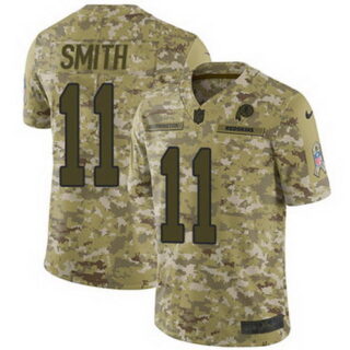 Nike Redskins #11 Alex Smith Camo Men's Stitched NFL Limited 2018 Salute To Service Jersey