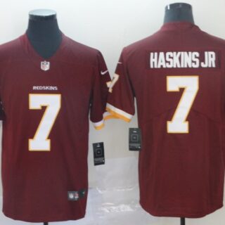 Nike Redskins 7 Dwayne Haskins Jr Burgundy Vapor Untouchable Limited Jersey