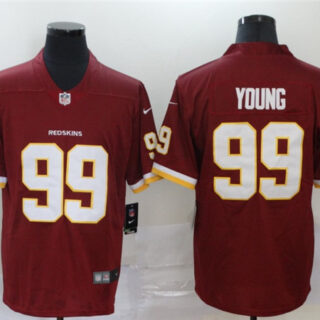 Nike Redskins 99 Chase Young Red 2020 NFL Draft First Round Pick Vapor Untouchable Limited Jersey