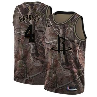 Nike Rockets #4 Charles Barkley Camo NBA Swingman Realtree Collection Jersey