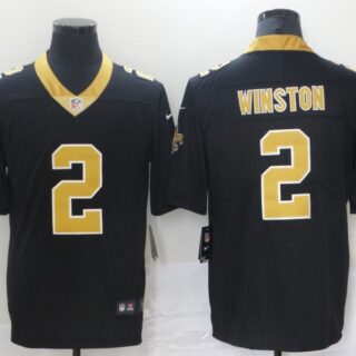 Nike Saints 2 Jameis Winston Black Vapor Untouchable Limited Jersey