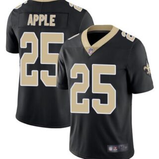 Nike Saints 25 Eli Apple Black Vapor Untouchable Limited Jesey