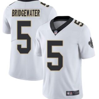 Nike Saints 5 Teddy Bridgewater White Vapor Untouchable Limited Jesey