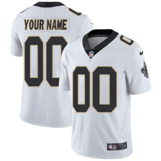Nike Saints White Men's Customized Vapor Untouchable Player Limited Jersey