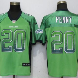 Nike Seahawks 20 Rashaad Penny Green Drift Fashion Elite Jersey