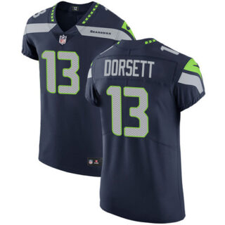 Nike Seahawks #13 Phillip Dorsett Steel Blue Team Color Men's Stitched NFL Vapor Untouchable Elite Jersey