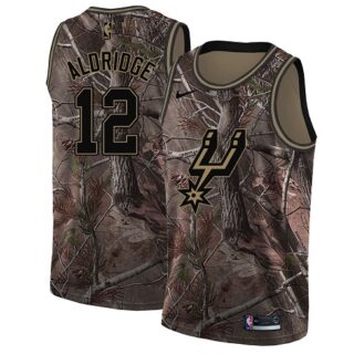 Nike Spurs #12 LaMarcus Aldridge Camo Youth NBA Swingman Realtree Collection Jersey