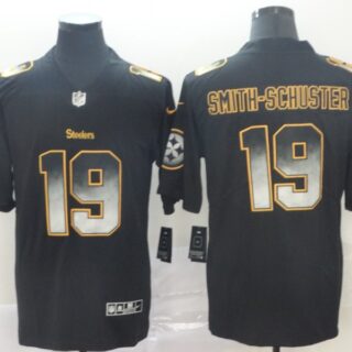 Nike Steelers 19 JuJu Smith-Schuster Black Arch Smoke Vapor Untouchable Limited Jersey