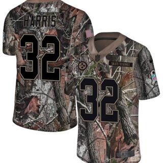 Nike Steelers #32 Franco Harris Camo Men's Stitched NFL Limited Rush Realtree Jersey