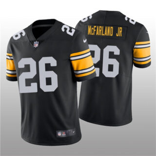 Nike Steelers 26 Anthony McFarland Jr. Black Team Vapor Untouchable Limited Jersey
