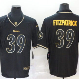 Nike Steelers 39 Minkah Fitzpatrick Black Gold Vapor Untouchable Limited Jersey