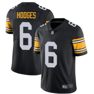 Nike Steelers 6 Devlin Hodges Black Alternate Vapor Untouchable Limited Jersey