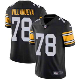 Nike Steelers 78 Alejandro Villanueva Black Alternate Vapor Untouchable Limited Jersey