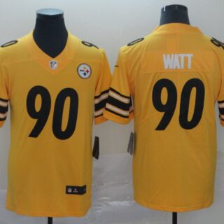 Nike Steelers 90 T.J. Watt Gold Inverted Legend Limited Jersey