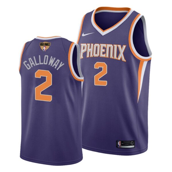 Nike Suns #2 Langston Galloway Youth 2021 NBA Finals Bound Swingman Icon Edition Jersey Purple