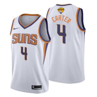 Nike Suns #4 Jevon Carter Men's 2021 NBA Finals Bound Swingman Association Edition Jersey White