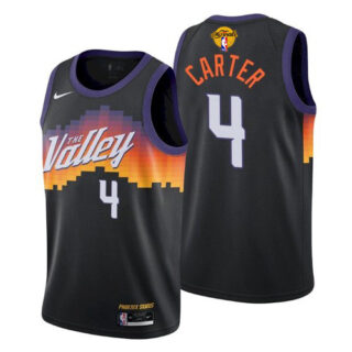 Nike Suns #4 Jevon Carter Youth 2021 NBA Finals Bound City Edition Jersey Black