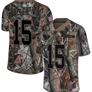 Nike Texans #15 Will Fuller V Camo Men's Stitched NFL Limited Rush Realtree Jersey