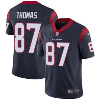 Nike Texans #87 Demaryius Thomas Navy Blue Team Color Men's Stitched NFL Vapor Untouchable Limited Jersey