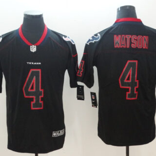 Nike Texans 4 Deshaun Watson Black Shadow Legend Limited Jersey