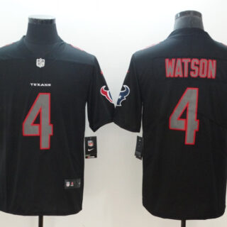 Nike Texans 4 Deshaun Watson Black Vapor Impact Limited Jersey