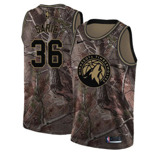 Nike Timberwolves #36 Dario Saric Camo NBA Swingman Realtree Collection Jersey