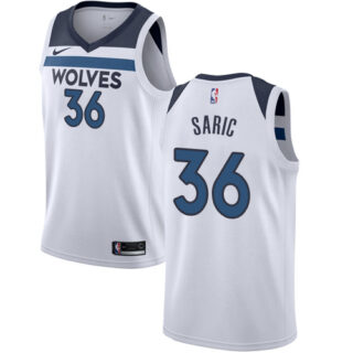 Nike Timberwolves #36 Dario Saric White NBA Swingman Association Edition Jersey