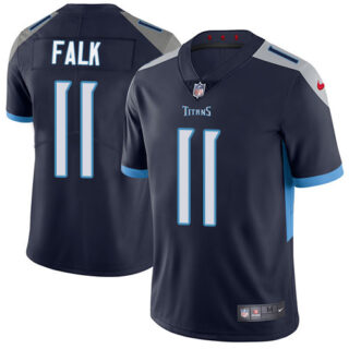 Nike Titans #11 Luke Falk Navy Blue Alternate Men's Stitched NFL Vapor Untouchable Limited Jersey