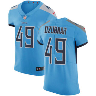 Nike Titans #49 Nick Dzubnar Light Blue Alternate Men's Stitched NFL New Elite Jersey
