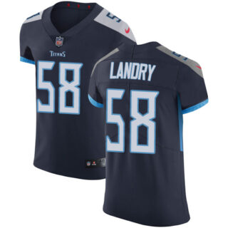 Nike Titans #58 Harold Landry Navy Blue Team Color Men's Stitched NFL Vapor Untouchable Elite Jersey