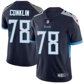 Nike Titans #78 Jack Conklin Navy Blue Alternate Men's Stitched NFL Vapor Untouchable Limited Jersey