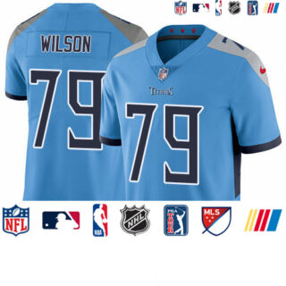 Nike Titans #79 Isaiah Wilson Light Blue Alternate Men's Stitched NFL Vapor Untouchable Limited Jersey