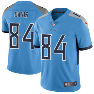 Nike Titans #84 Corey Davis Light Blue Team Color Men's Stitched NFL Vapor Untouchable Limited Jersey