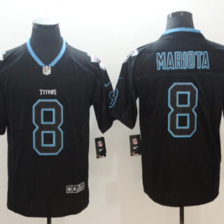 Nike Titans 8 Marcus Mariota Black Shadow Legend Limited Jersey