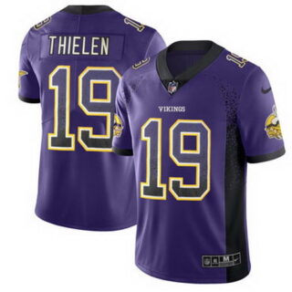 Nike Vikings 19 Adam Thielen Purple Drift Fashion Limited Jersey