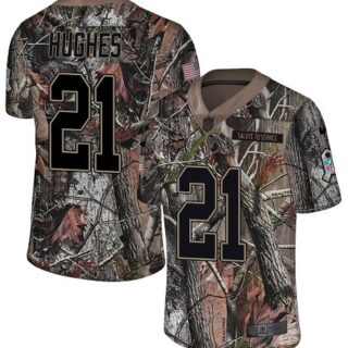 Nike Vikings #21 Mike Hughes Camo Men's Stitched NFL Limited Rush Realtree Jersey