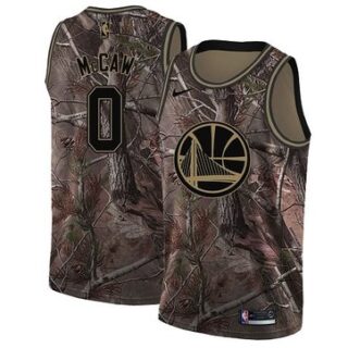 Nike Warriors #0 Patrick McCaw Camo NBA Swingman Realtree Collection Jersey