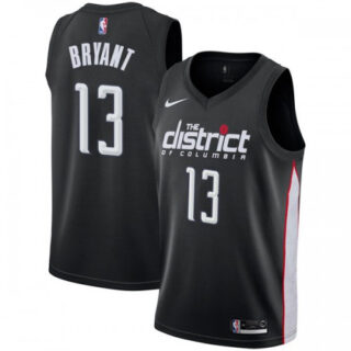 Nike Wizards #13 Thomas Bryant Black NBA Swingman City Edition 2018 19 Jersey