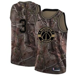 Nike Wizards #3 Bradley Beal Camo Women's NBA Swingman Realtree Collection Jersey