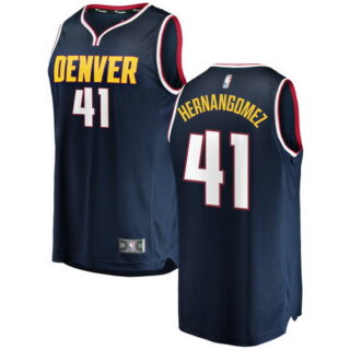 Nuggets 41 Juan Hernangomez Navy Nike Swingman Jersey