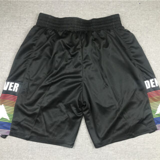 Nuggets Teams Black City Edition Swingman Shorts
