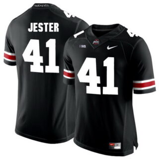Ohio State Buckeyes 41 Hayden Jester Black College Football Jersey