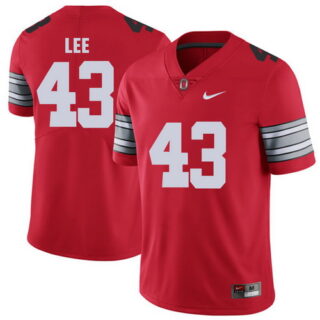Ohio State Buckeyes 43 Darron Lee Red 2018 Spring Game College Football Limited Jersey
