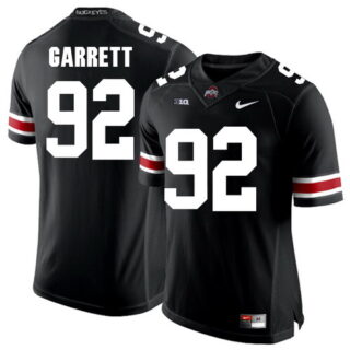 Ohio State Buckeyes 92 Haskell Garrett Black College Football Jersey